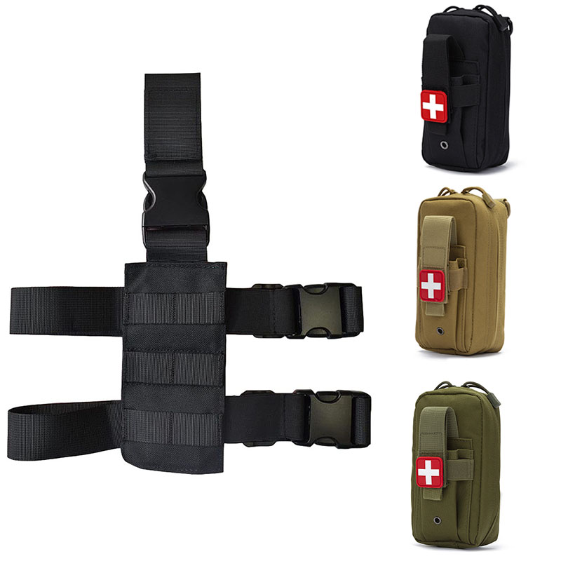First Aid Bag Kit - Taktik uyluk Moll Rig EDC kılıfı