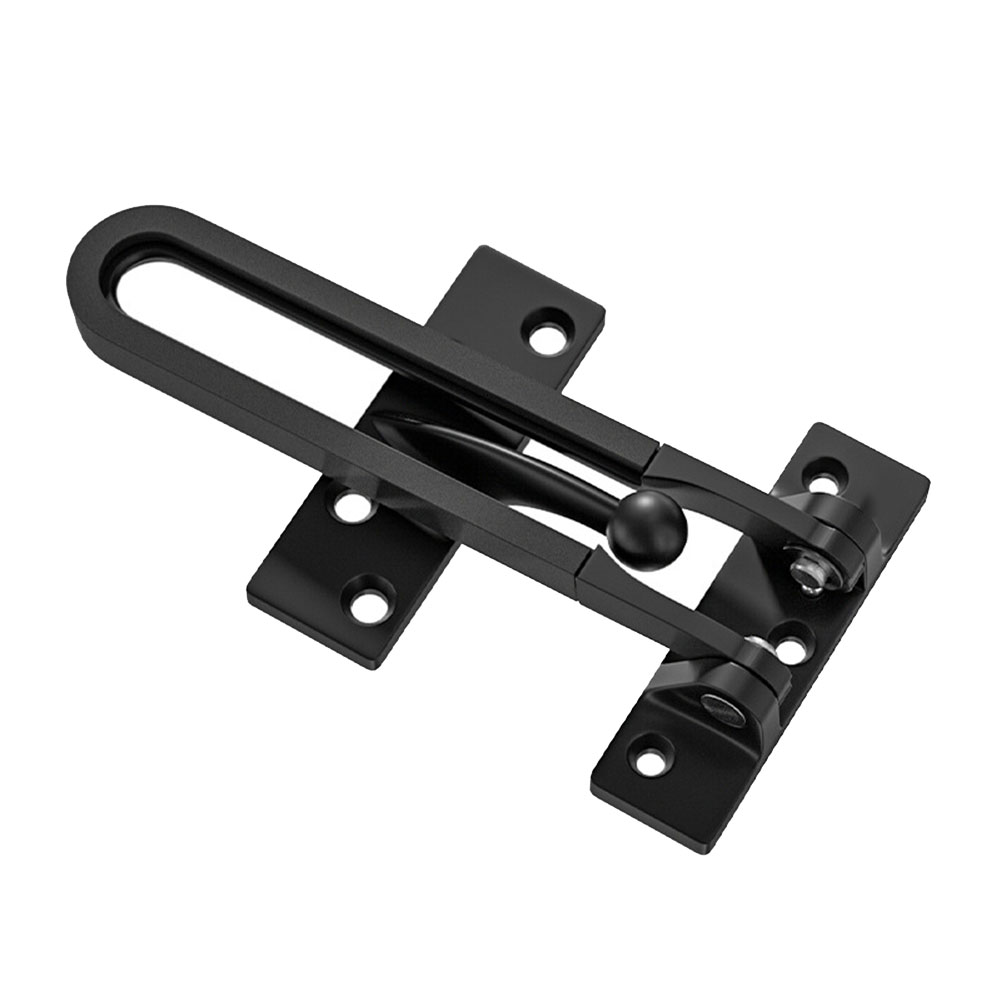 Security Chain Door - Siyah Çinko Alaşımlı Kapı Mandalı Zincir
