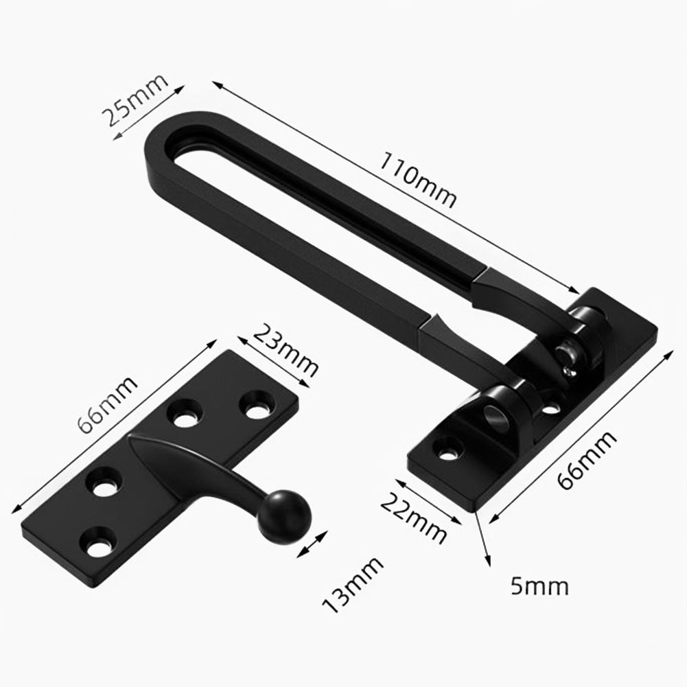 Siyah Çinko Alaşımlı Kapı Mand - Security Chain Door incelemesi ve fiyatı