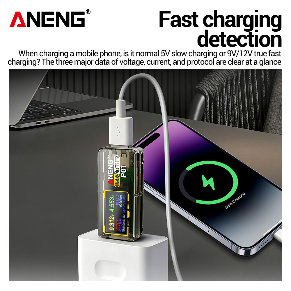 ANENG P01 USB Test Cihazı, Vol - Co Detector Plug incelemesi ve fiyatı